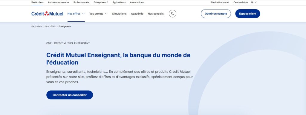 3. Crédit Mutuel Enseignant : le conseiller qui connaît la carrière enseignante