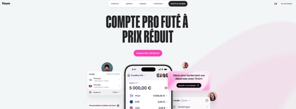 Finom : des tarifs attractifs doublés d’un cashback